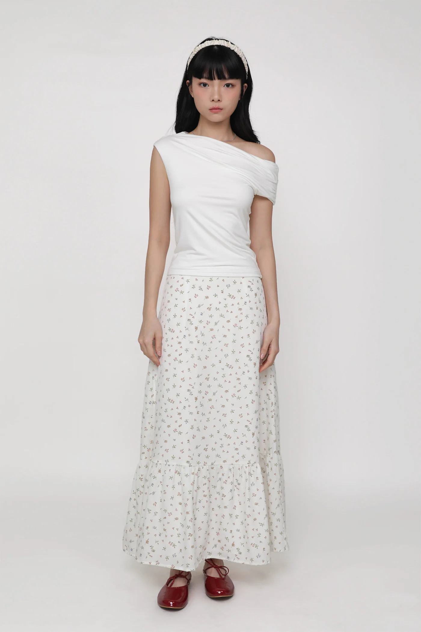 Clara Ruched Off Shoulder Top - Image 2
