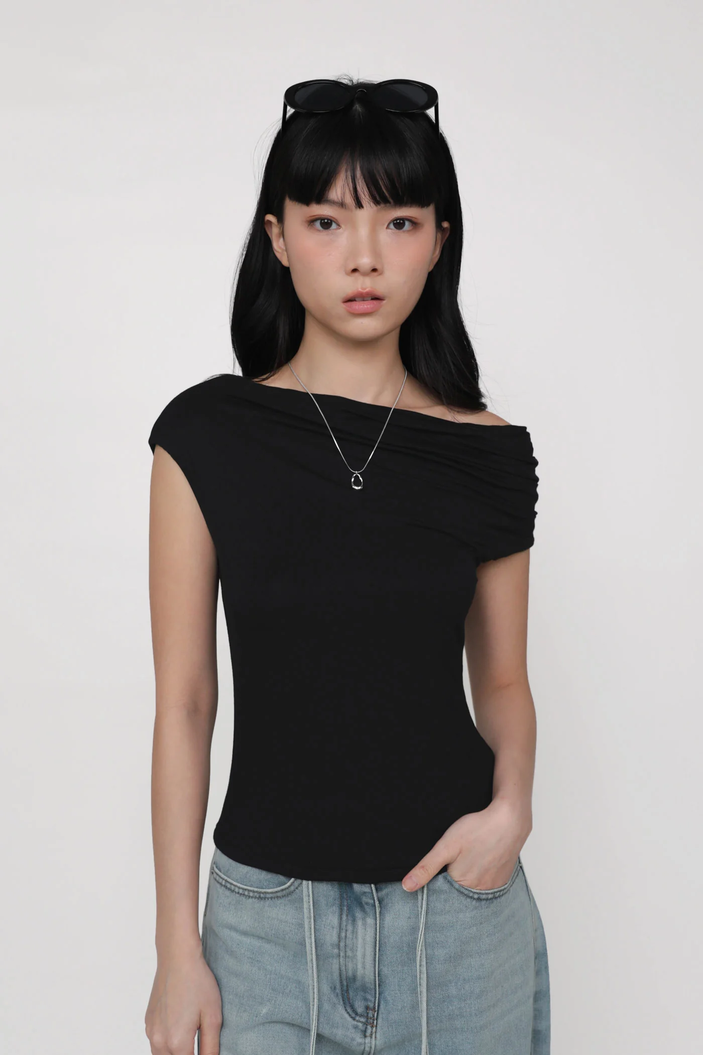 Clara Ruched Off Shoulder Top - Image 5