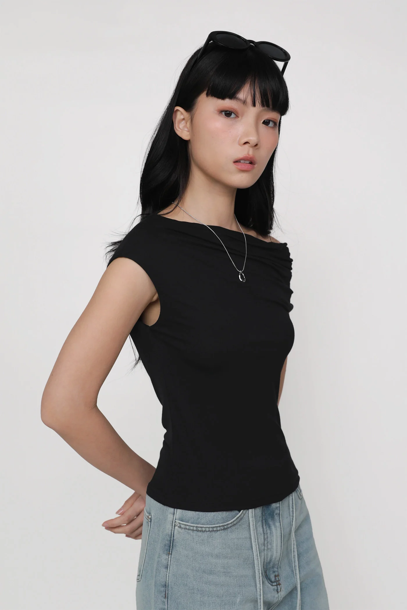 Clara Ruched Off Shoulder Top - Image 6