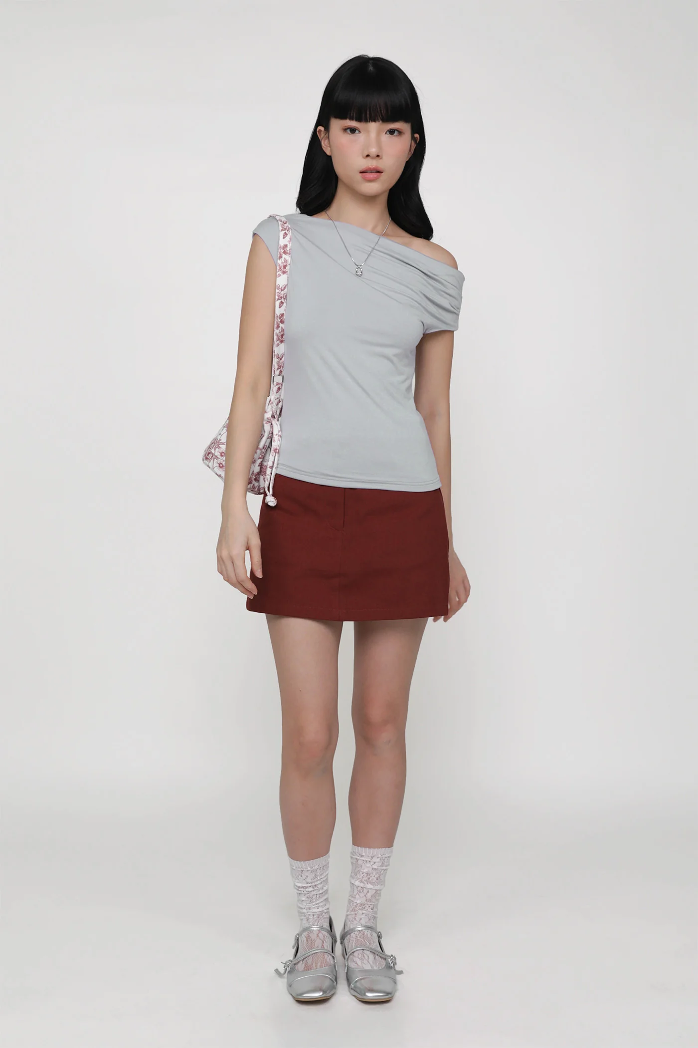 Clara Ruched Off Shoulder Top - Image 7