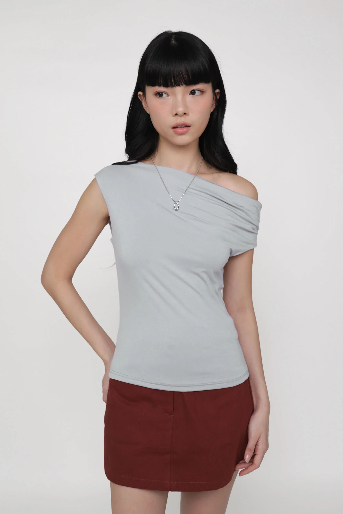 Clara Ruched Off Shoulder Top - Image 8
