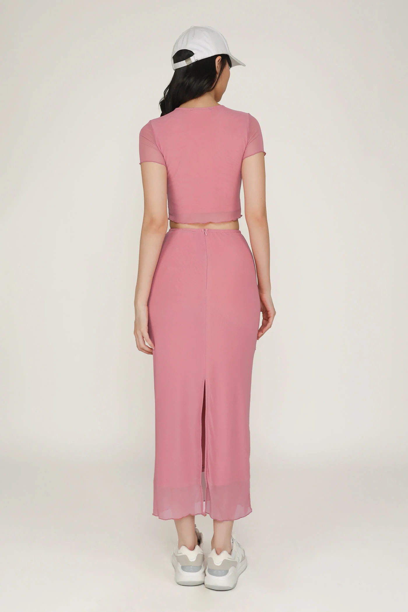 Clarice Mesh Midi Skirt - Image 15
