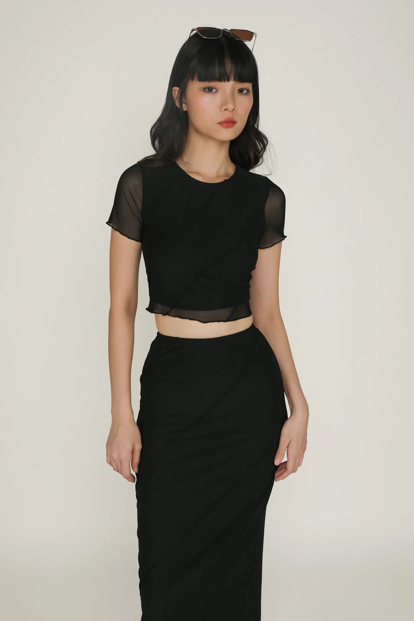 Clarice Mesh Midi Skirt - Image 2