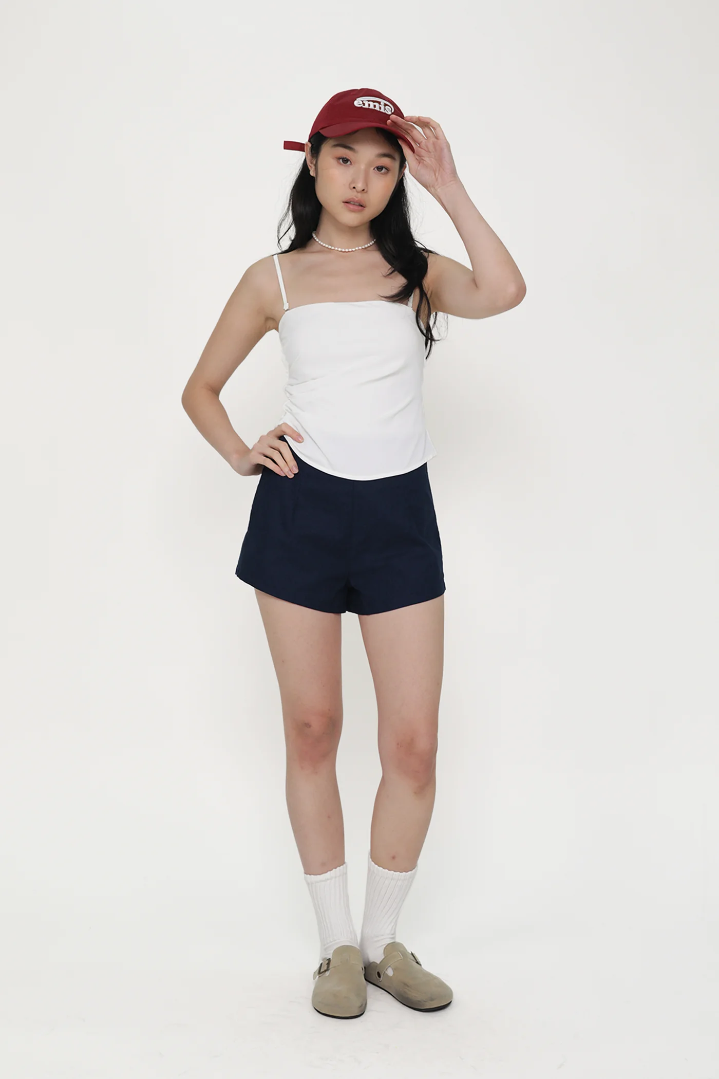 Clarisse Ruched Padded Top - Image 21