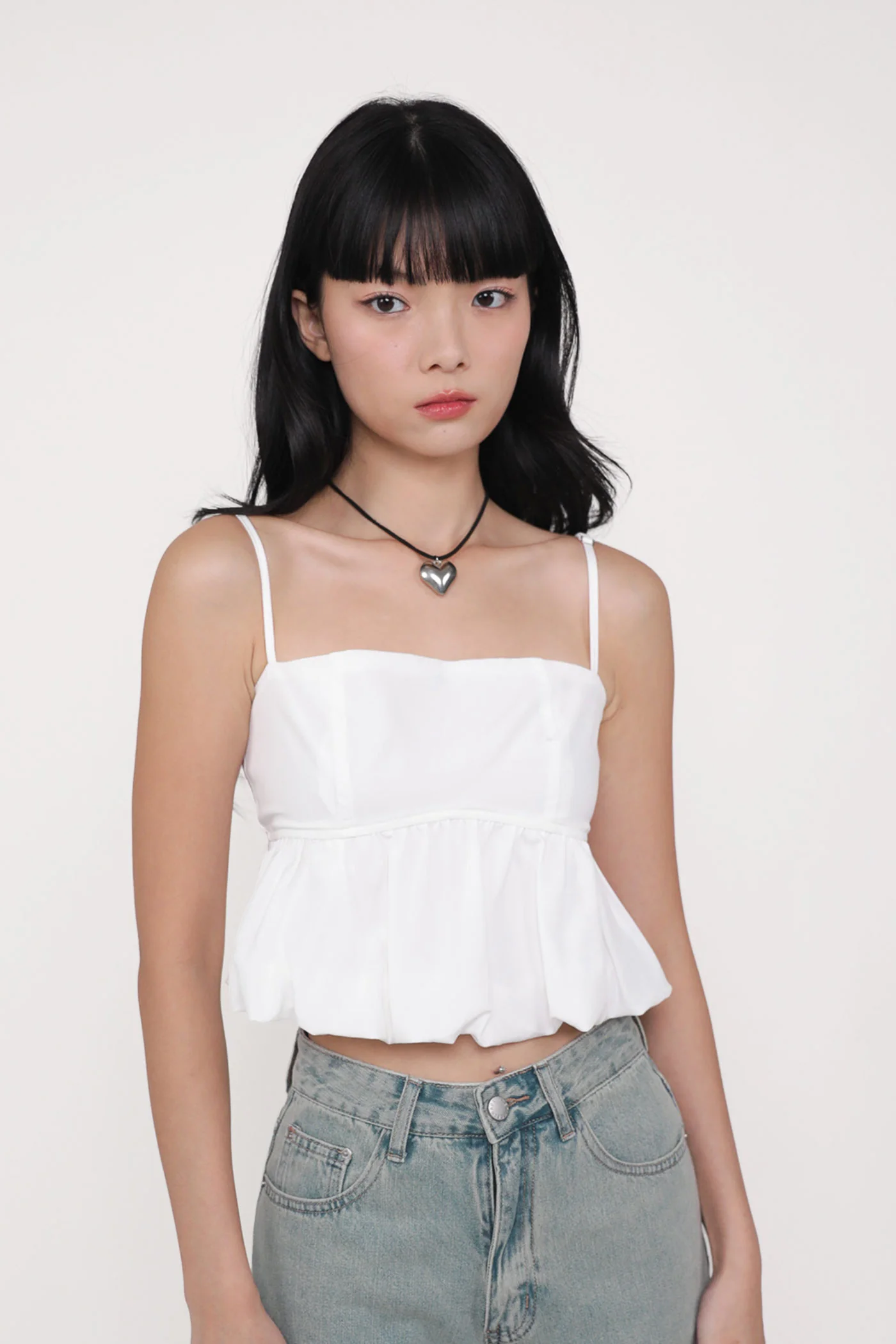 Claudia Bubble Babydoll Top