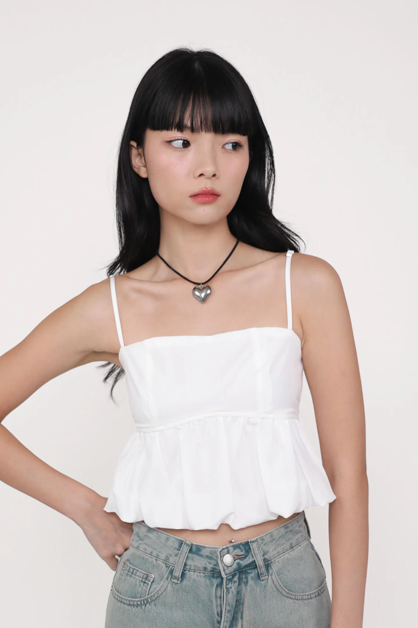 Claudia Bubble Babydoll Top - Image 3