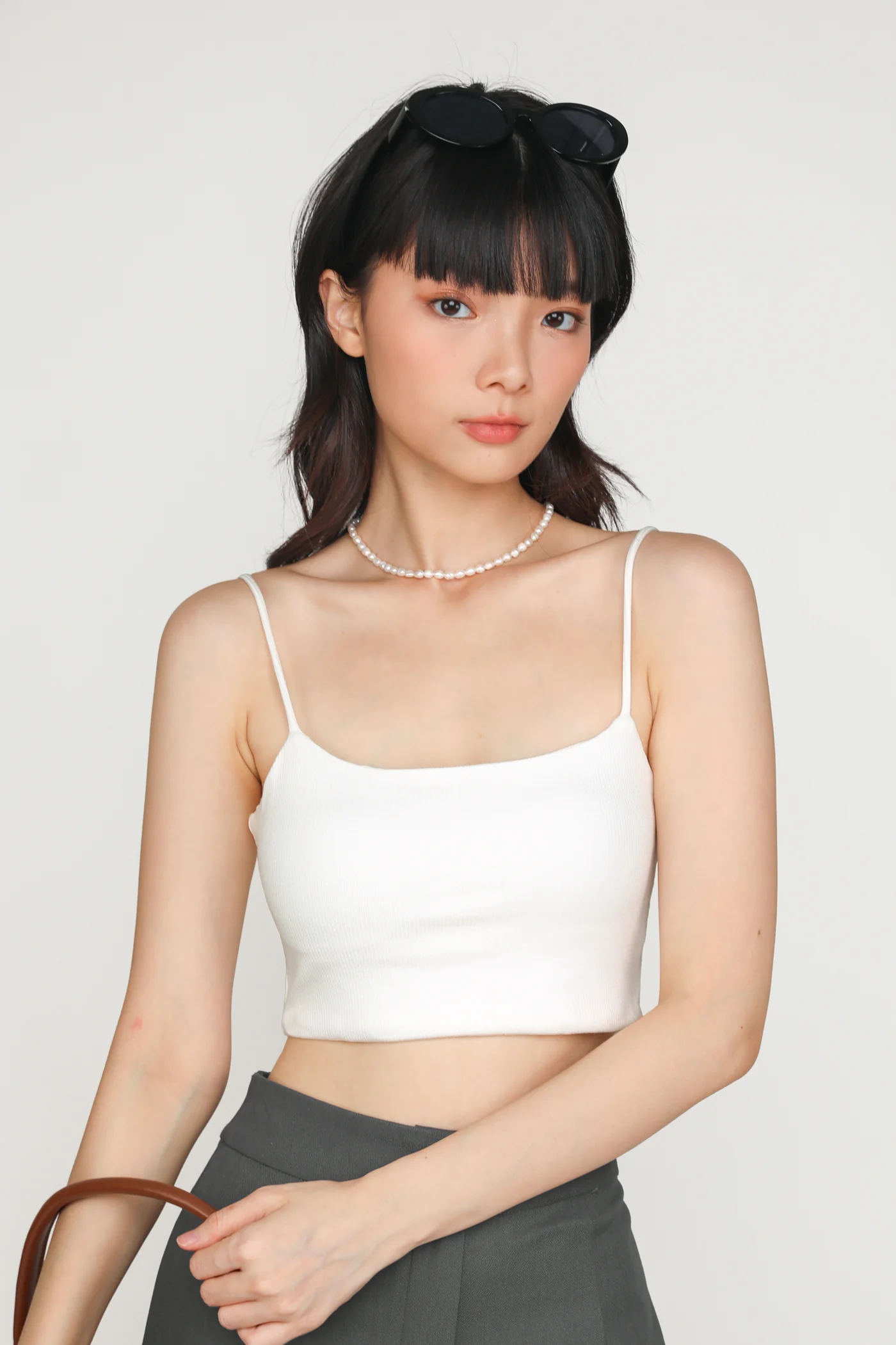 Conan Ribbed Padded Spag Top - Image 12