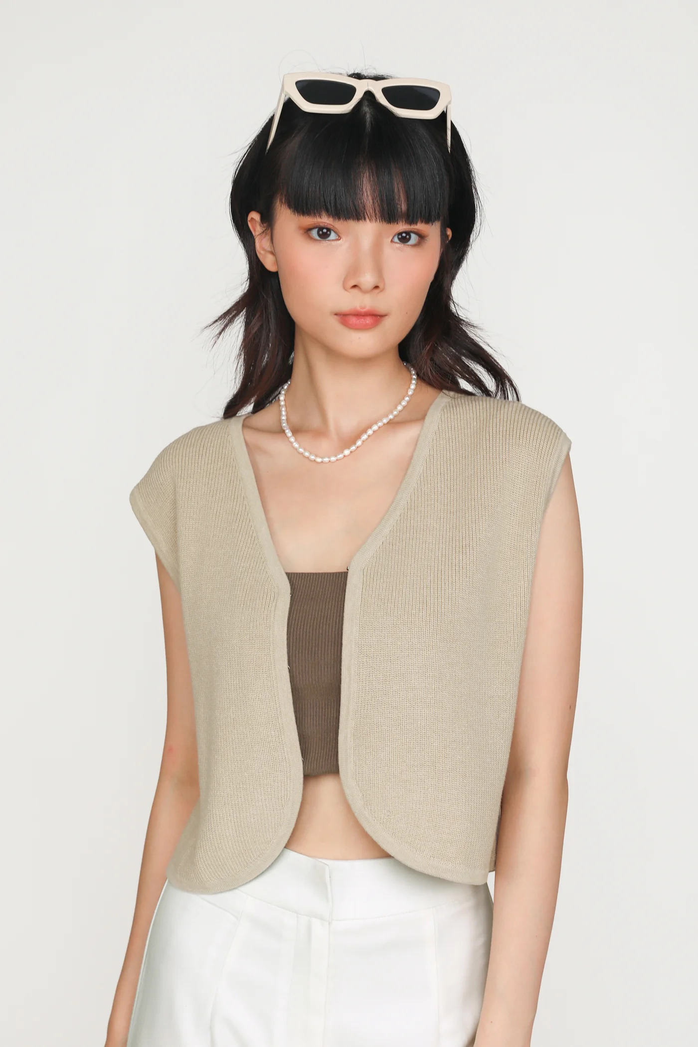 Conan Ribbed Padded Spag Top - Image 17