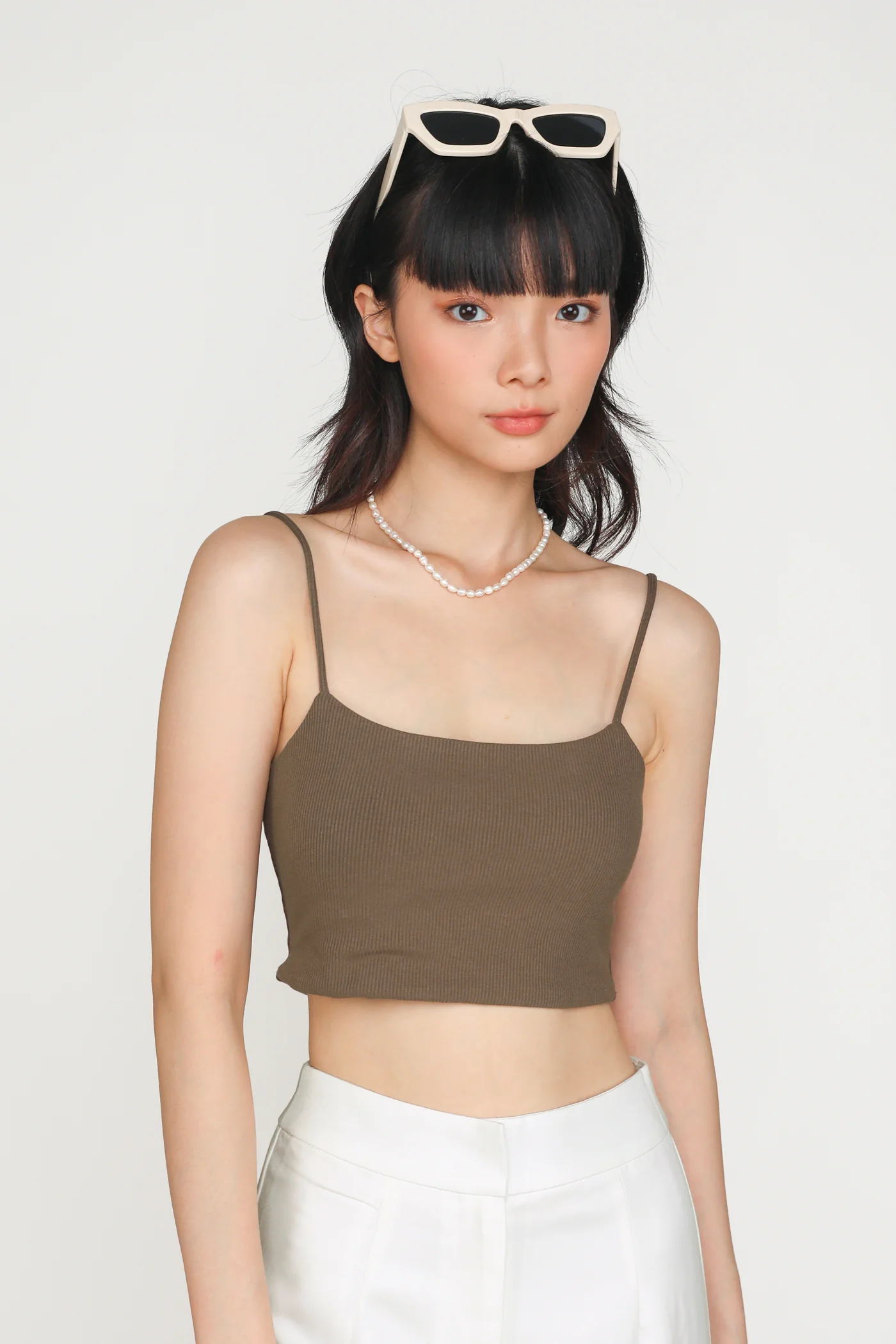 Conan Ribbed Padded Spag Top - Image 19
