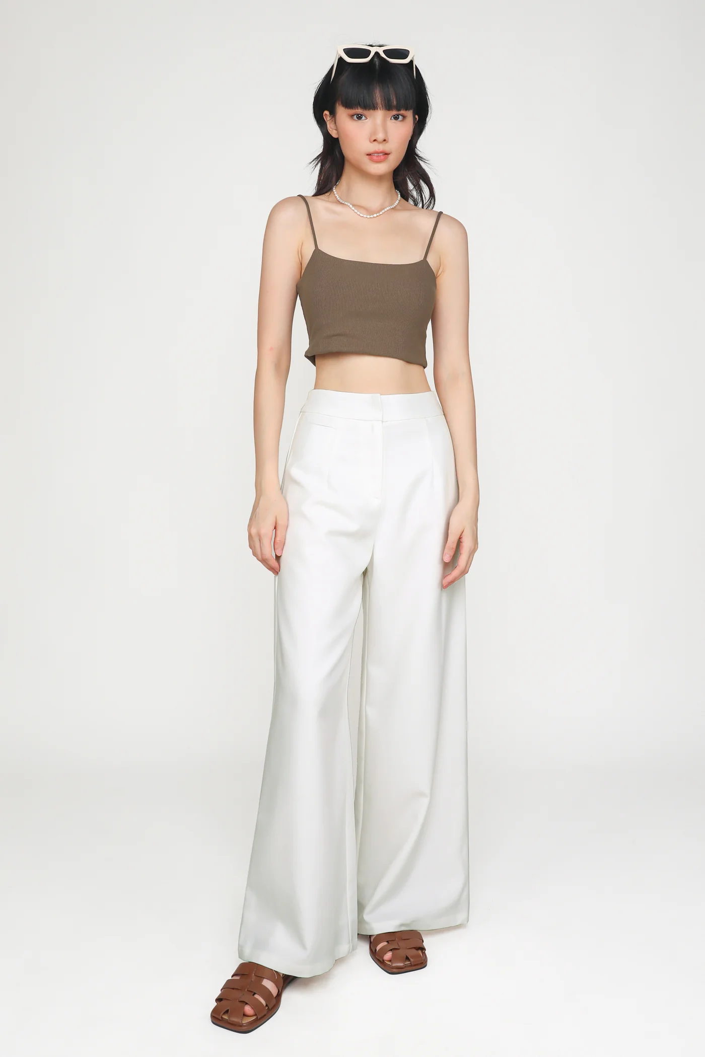 Conan Ribbed Padded Spag Top - Image 20