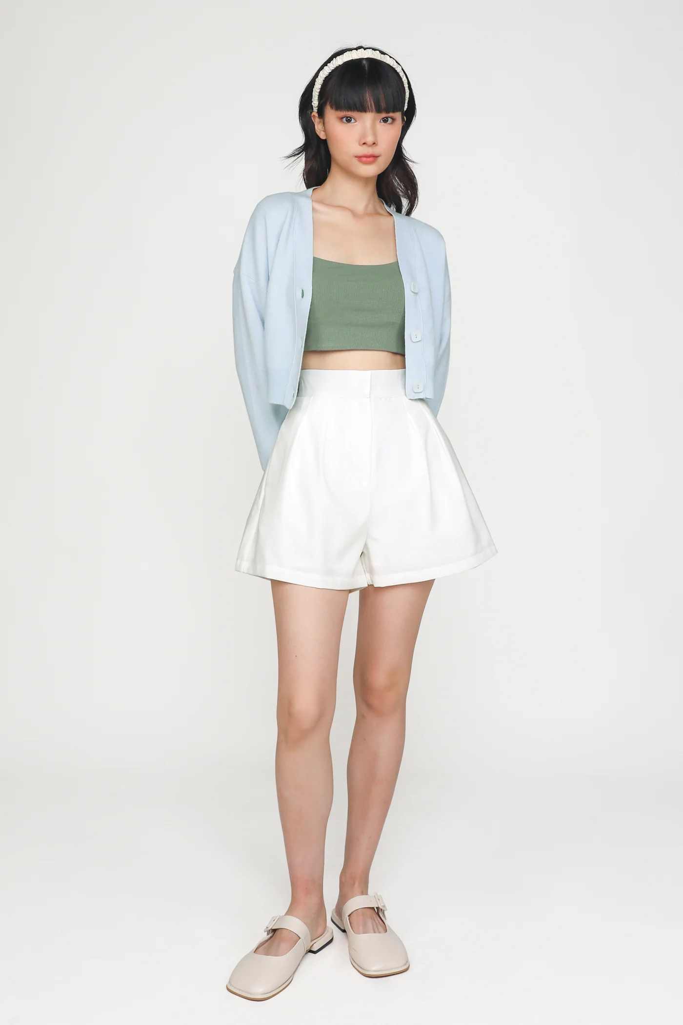 Conan Ribbed Padded Spag Top - Image 22
