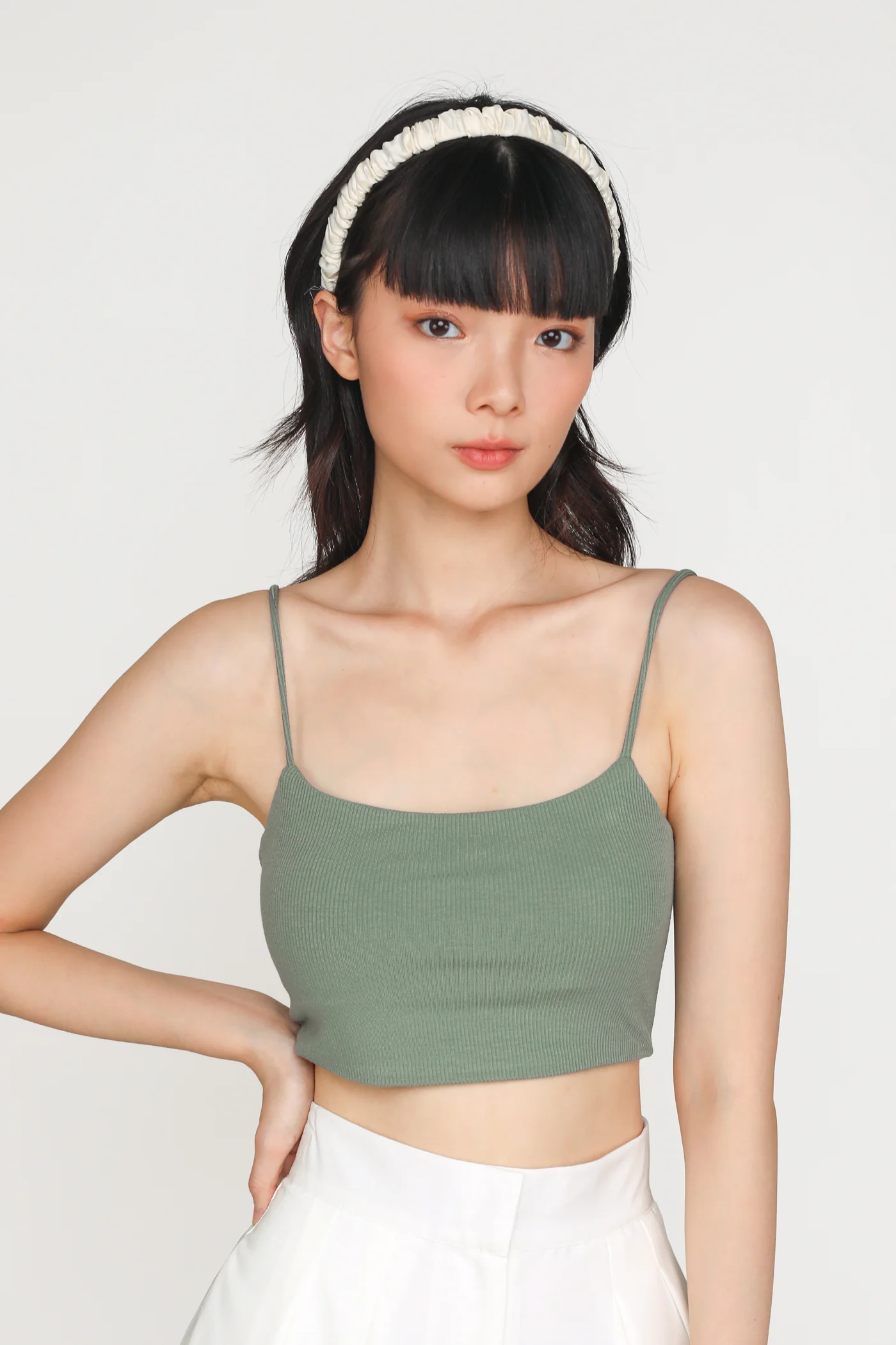 Conan Ribbed Padded Spag Top - Image 24