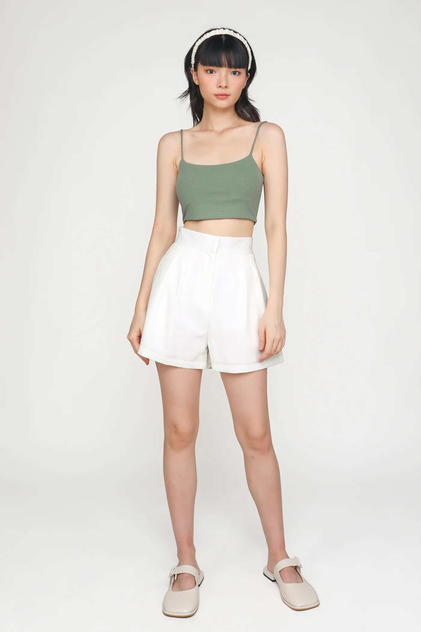 Conan Ribbed Padded Spag Top - Image 27