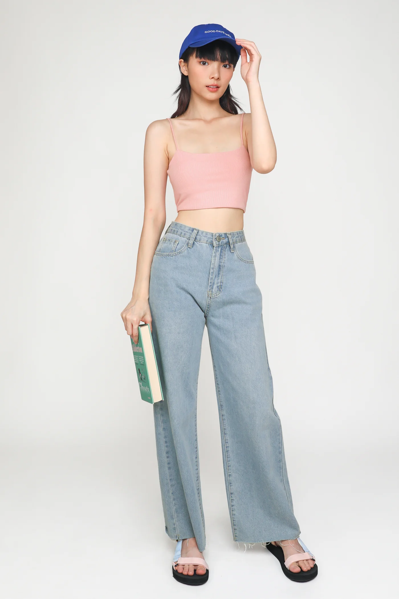 Conan Ribbed Padded Spag Top - Image 34