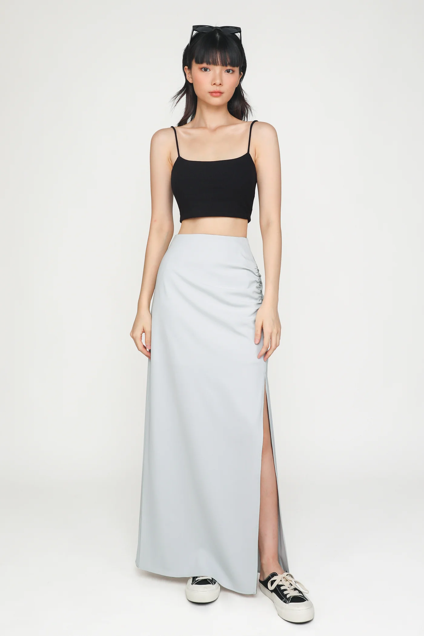 Conan Ribbed Padded Spag Top - Image 6