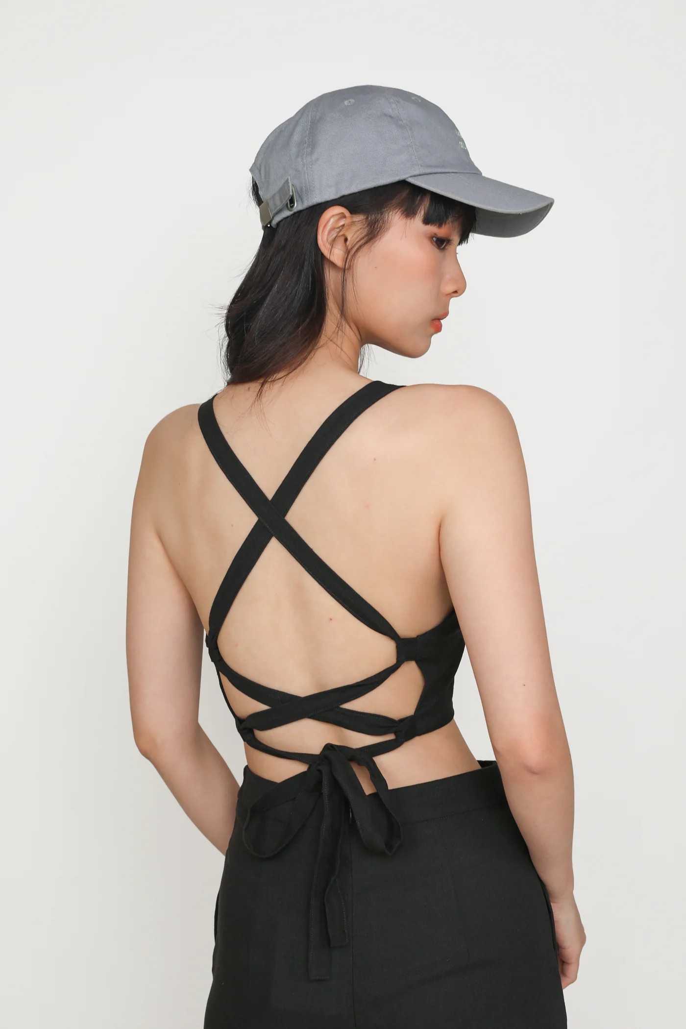 Cordelia Cross Back Padded Top - Image 10