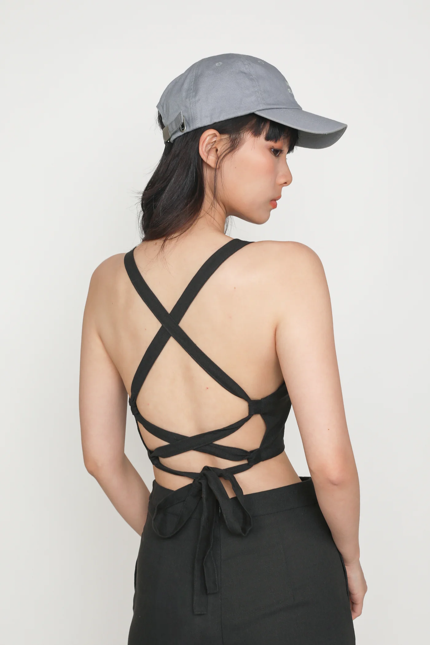 Cordelia Cross Back Padded Top - Image 15