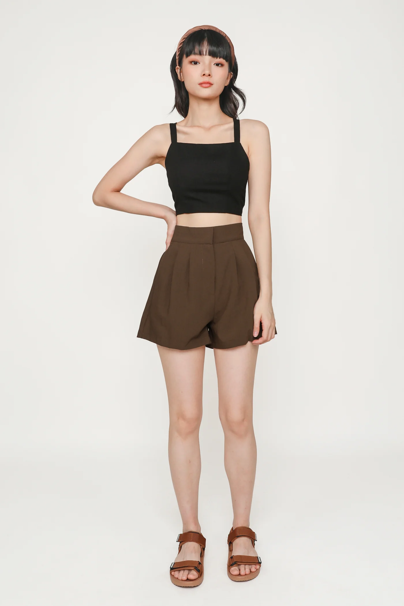 Cordelia Cross Back Padded Top - Image 2