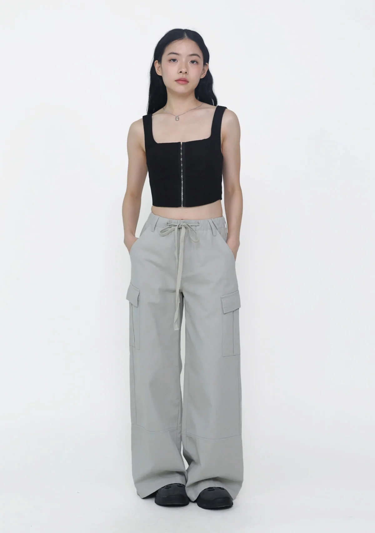 Jona Corset Denim Top - Image 2