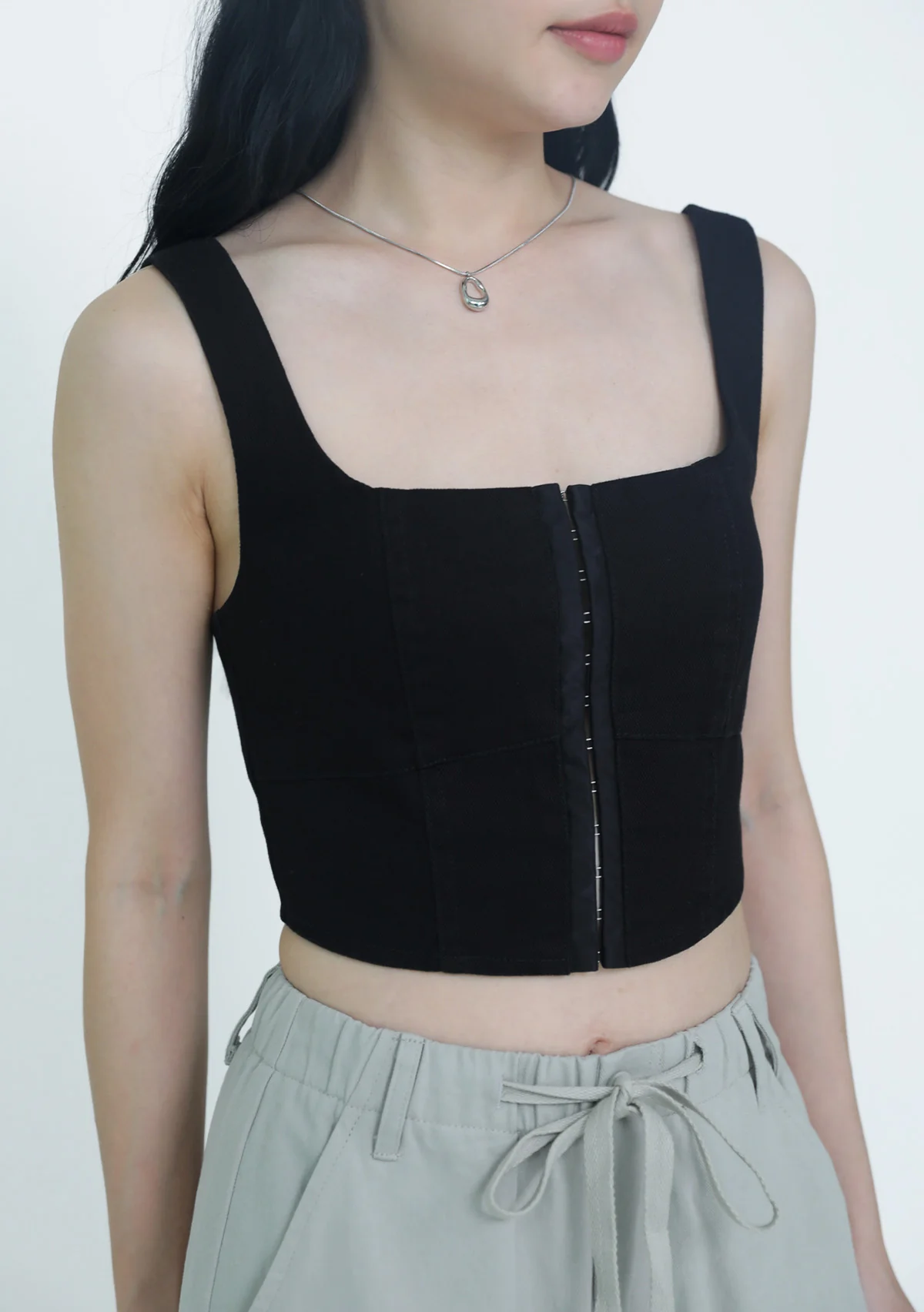 Jona Corset Denim Top - Image 4