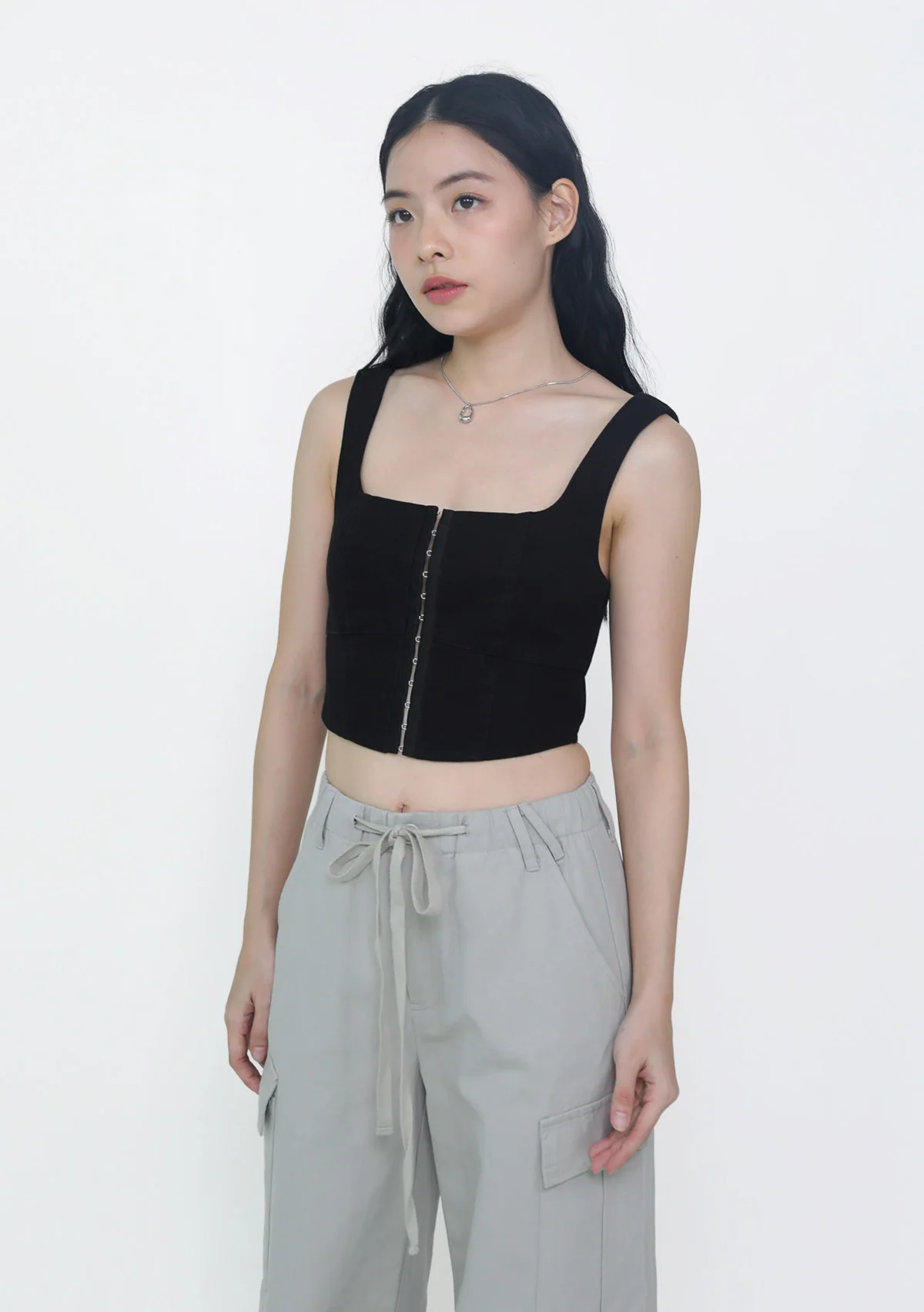 Jona Corset Denim Top - Image 5