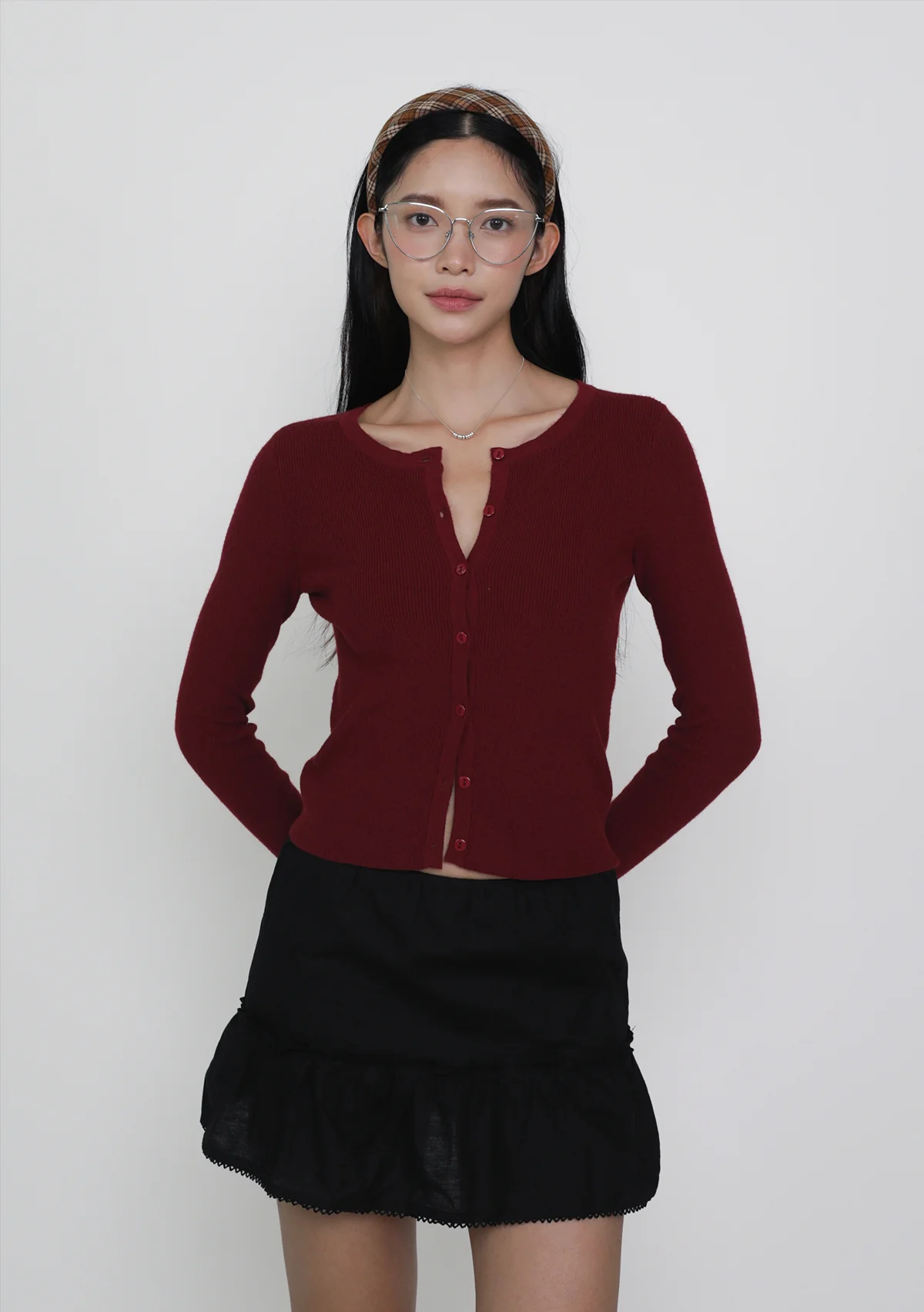 Coco Crochet Hem Tiered Skorts - Image 6