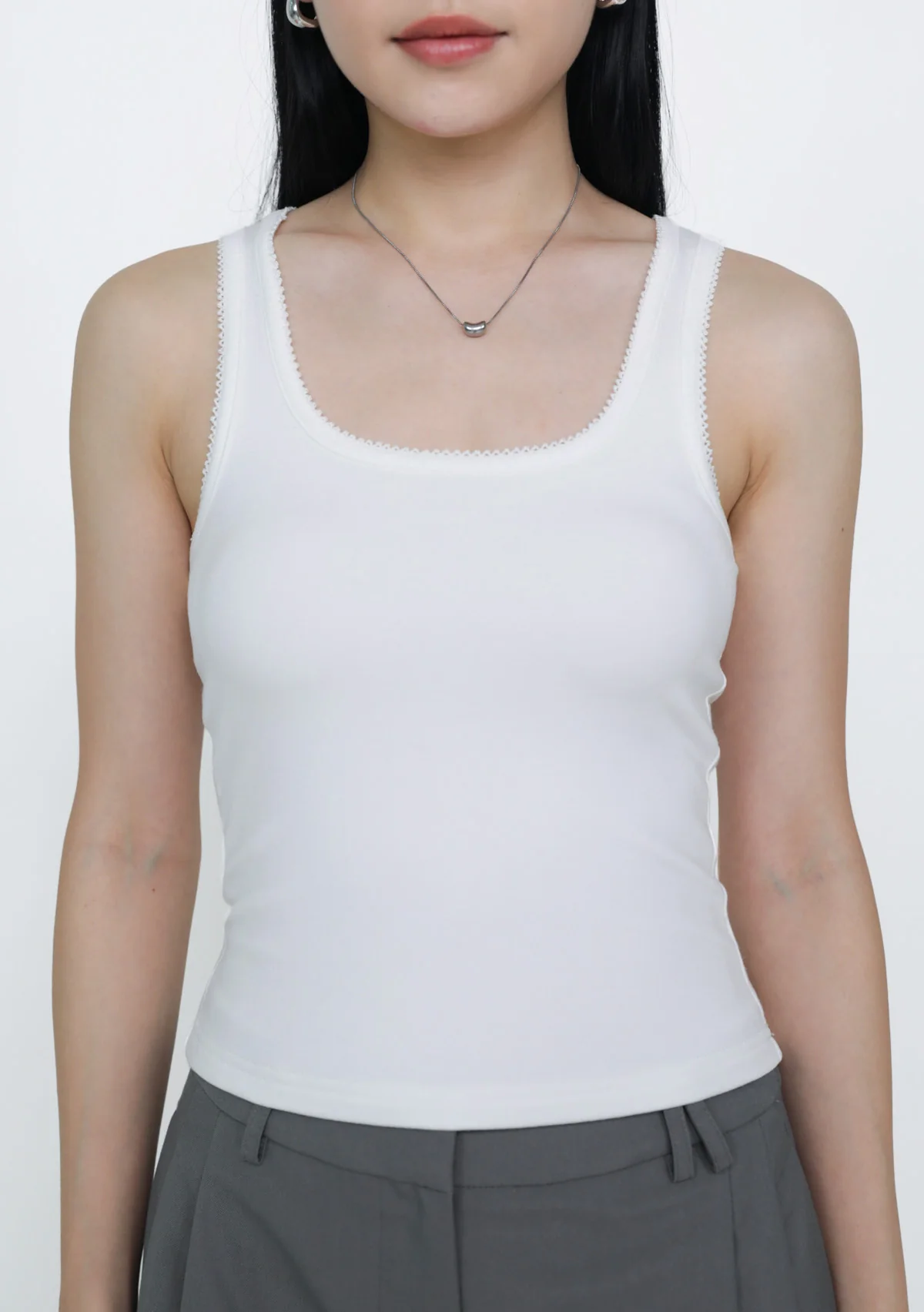 Iris Crochet Trim Padded Top - Image 14
