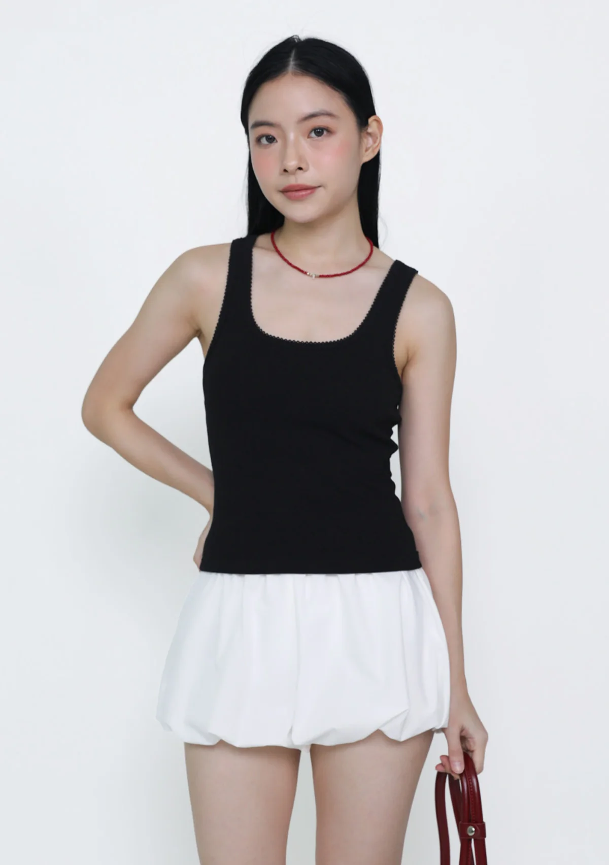Iris Crochet Trim Padded Top - Image 2
