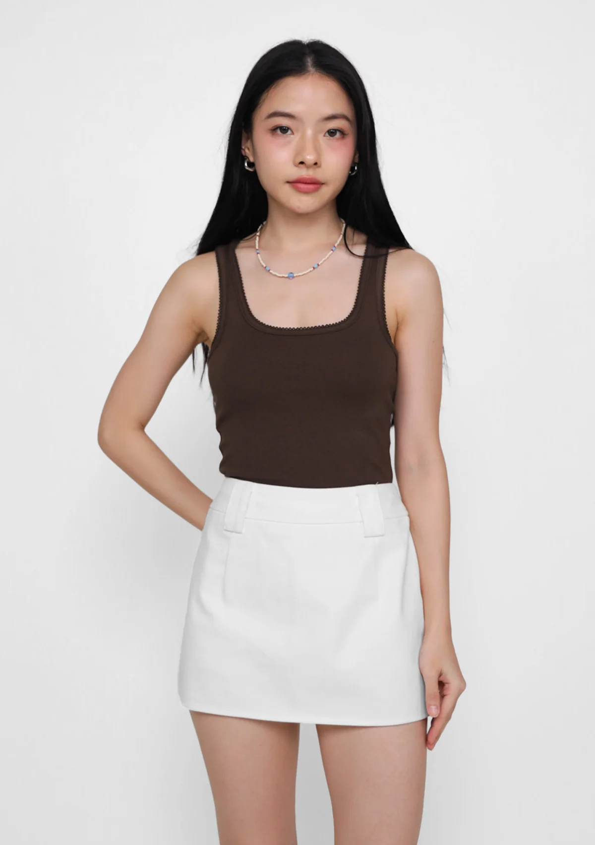 Iris Crochet Trim Padded Top - Image 5