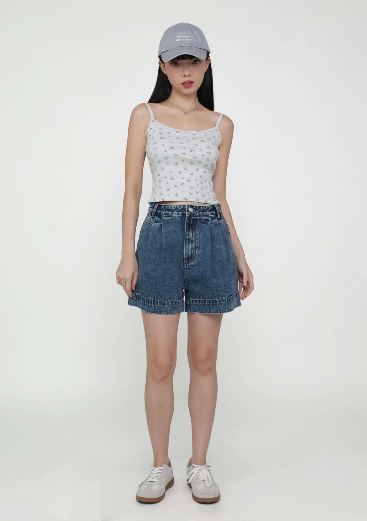 Shion Cuffed Denim Shorts - Image 10