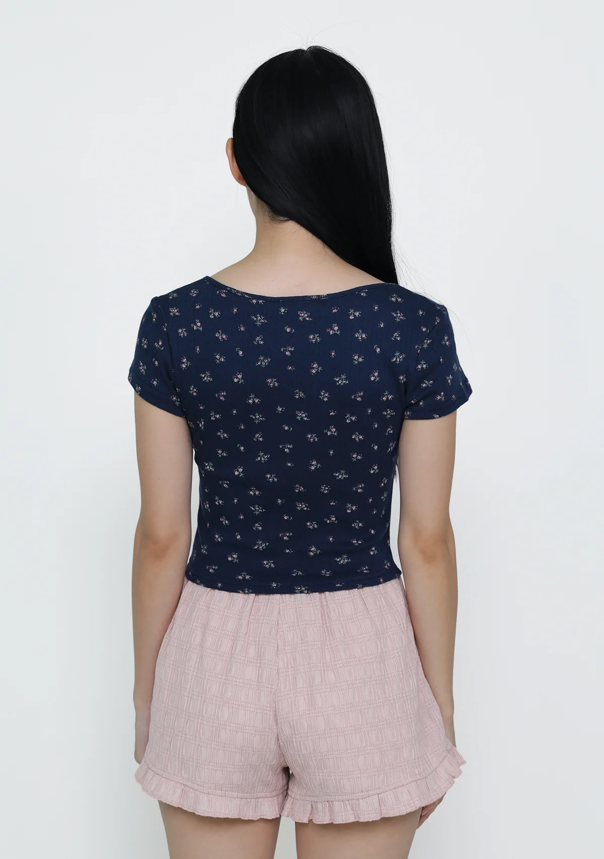 Daffodil Ruched Floral Top (Floral) - Image 16