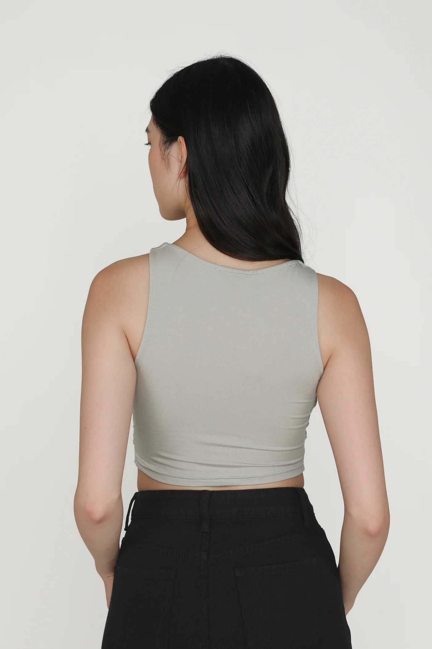 Dakota Ruched Jersey Top - Image 21