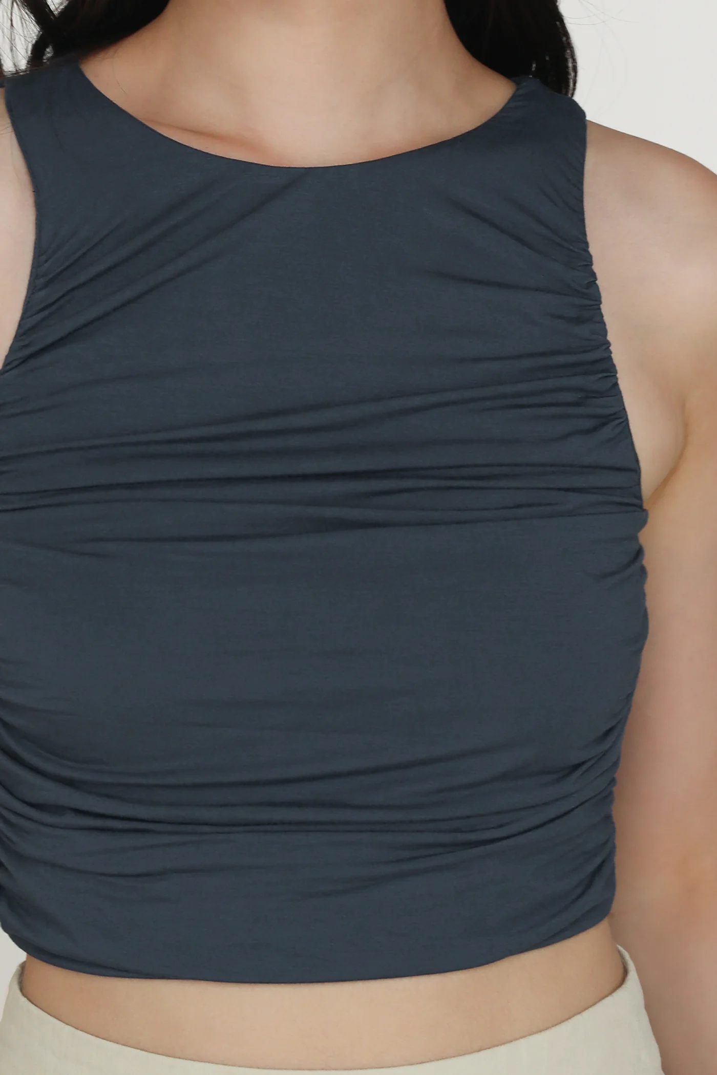 Dakota Ruched Jersey Top - Image 24