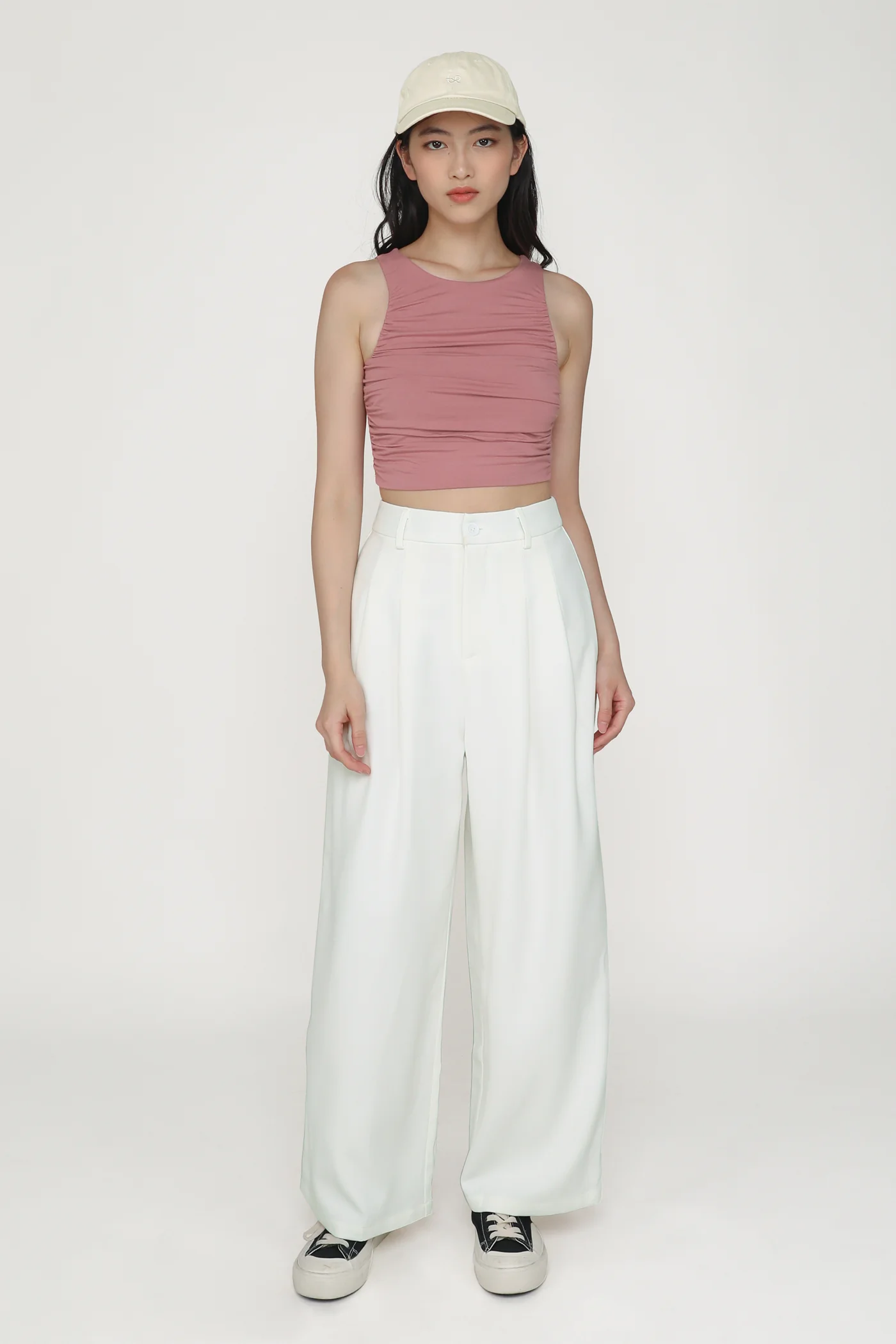 Dakota Ruched Jersey Top - Image 30