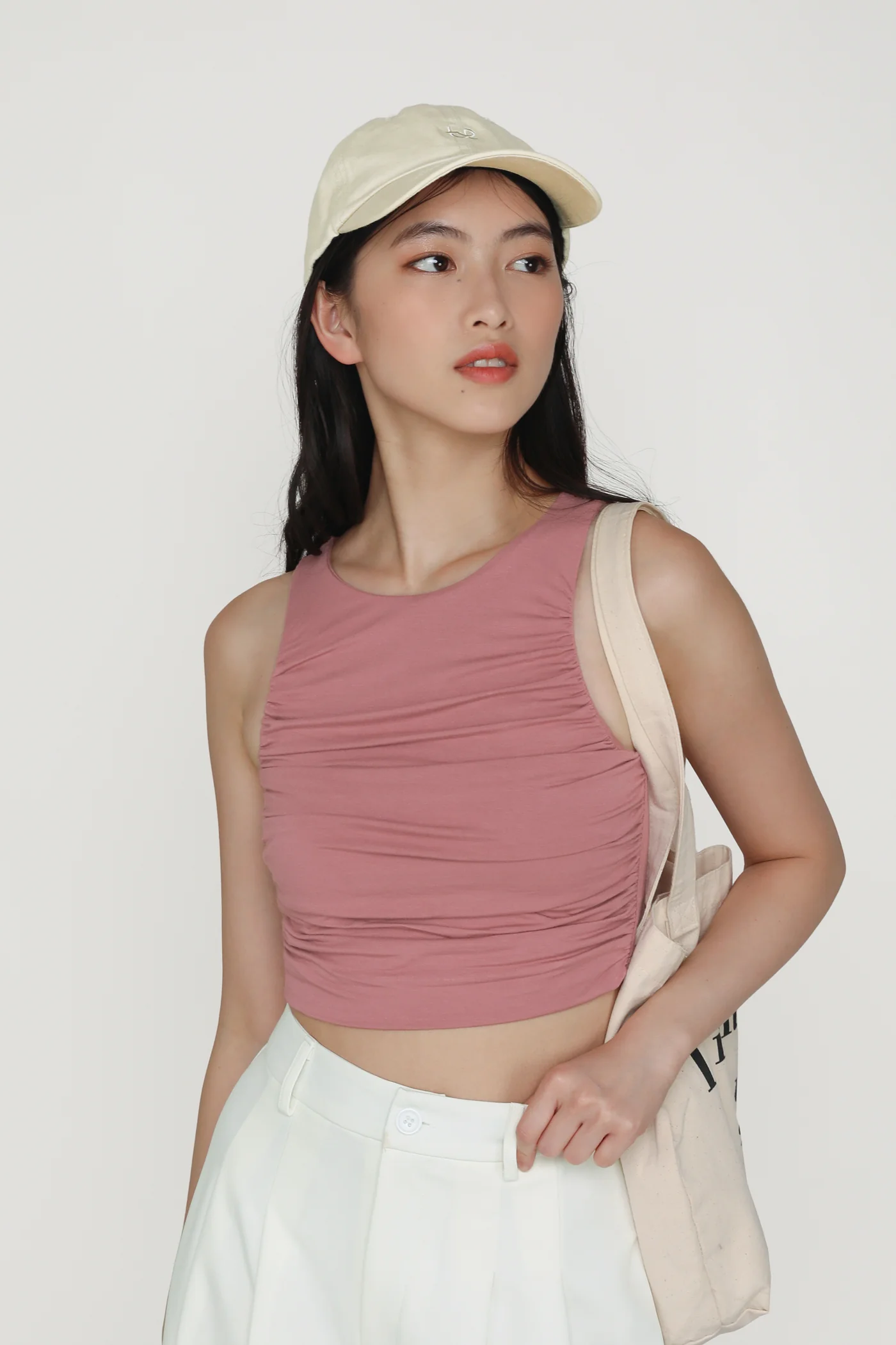 Dakota Ruched Jersey Top - Image 32