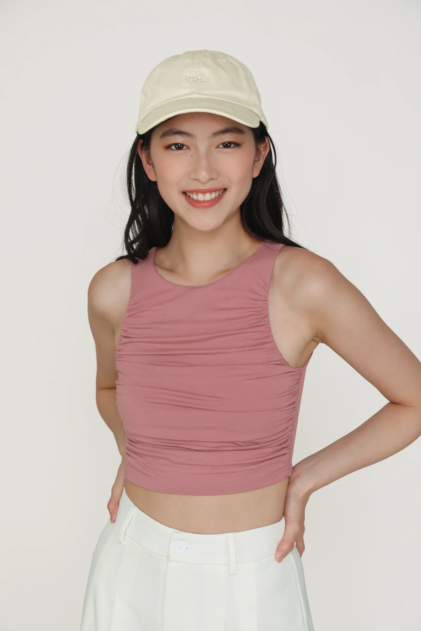 Dakota Ruched Jersey Top - Image 33