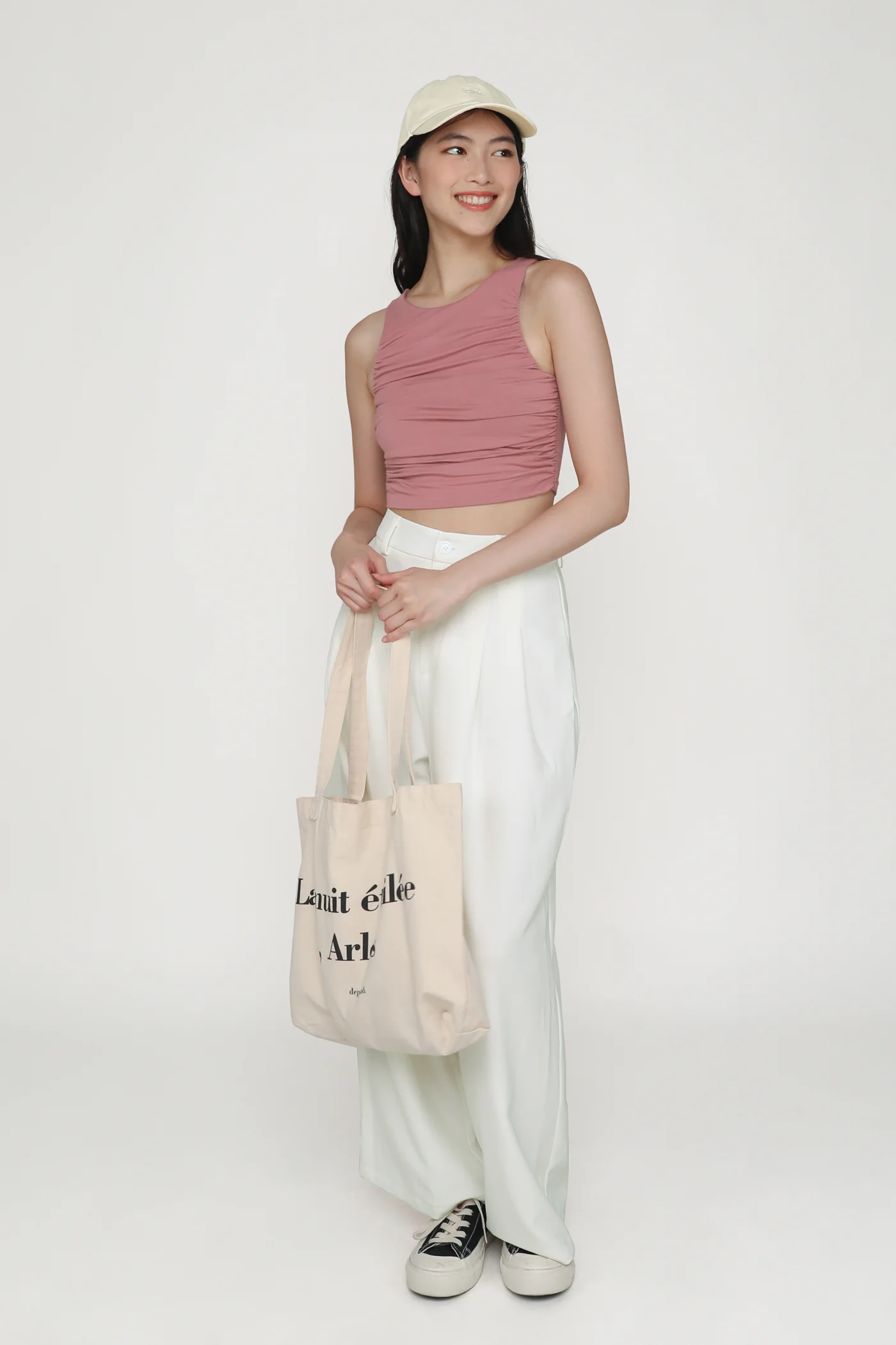 Dakota Ruched Jersey Top - Image 34