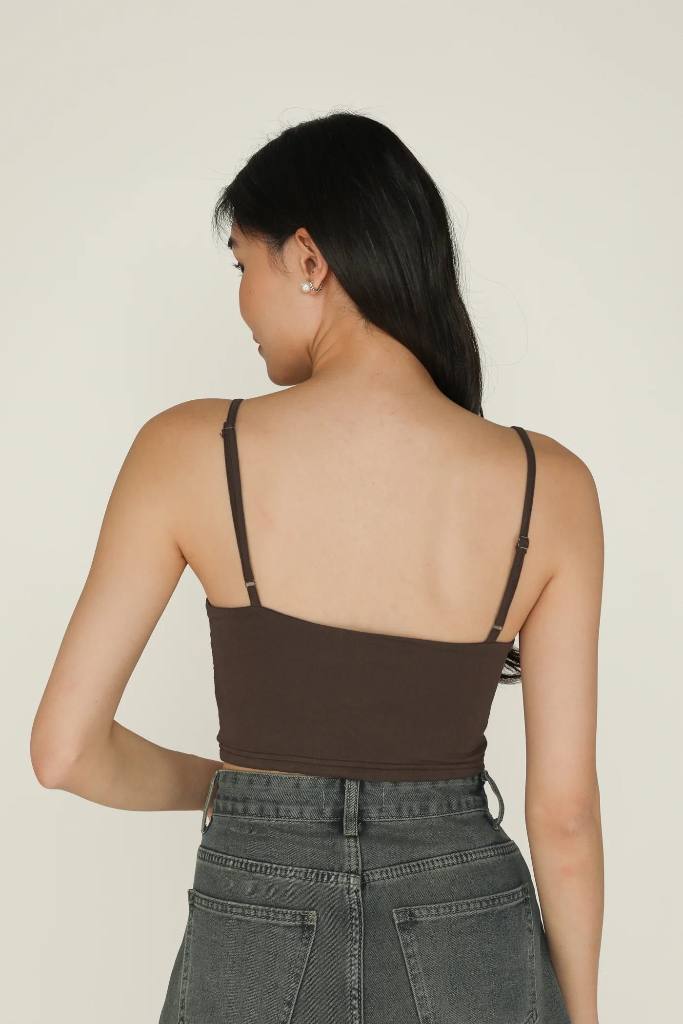 Darcey Asymmetrical Ruched Padded Top - Image 14