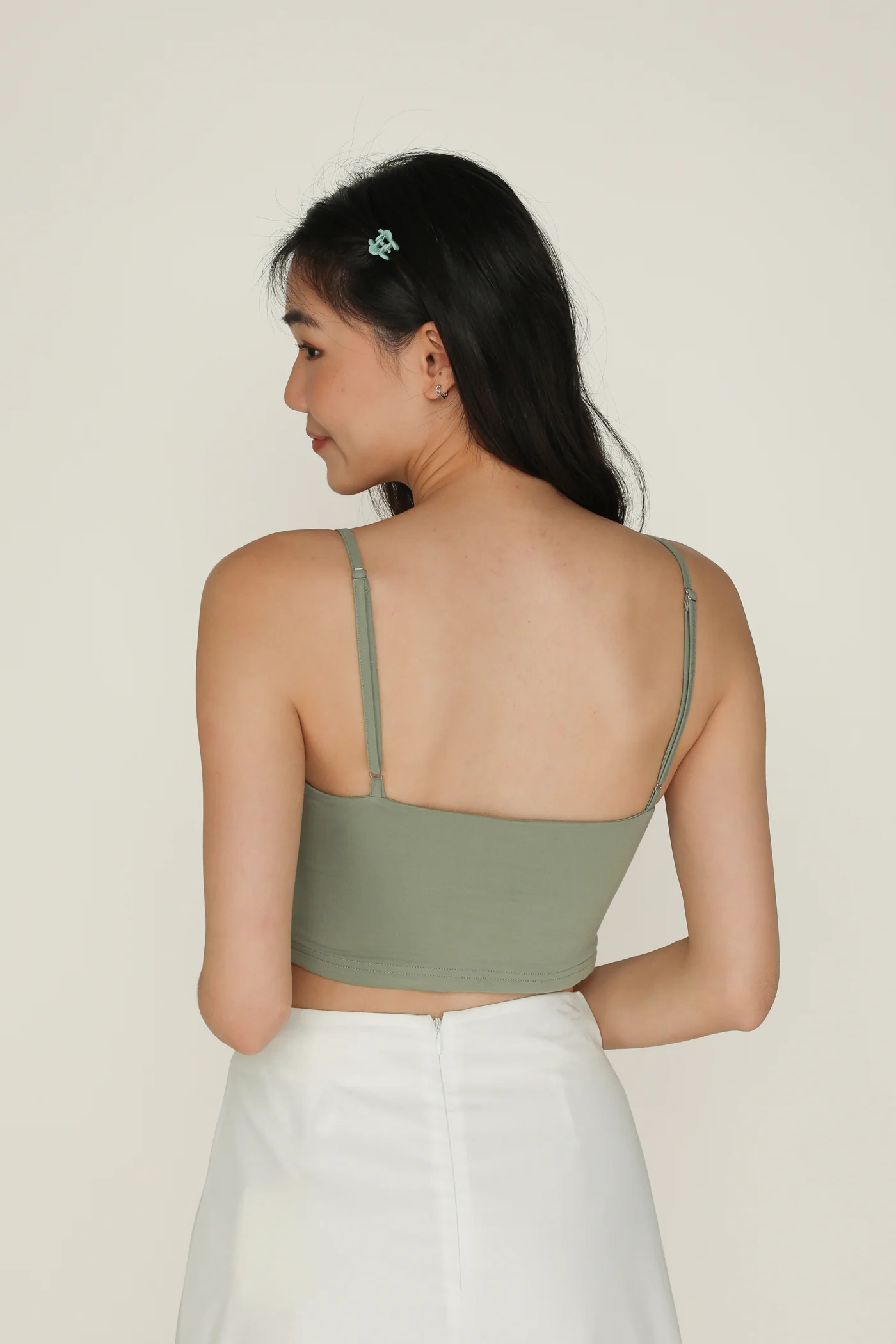 Darcey Asymmetrical Ruched Padded Top - Image 21