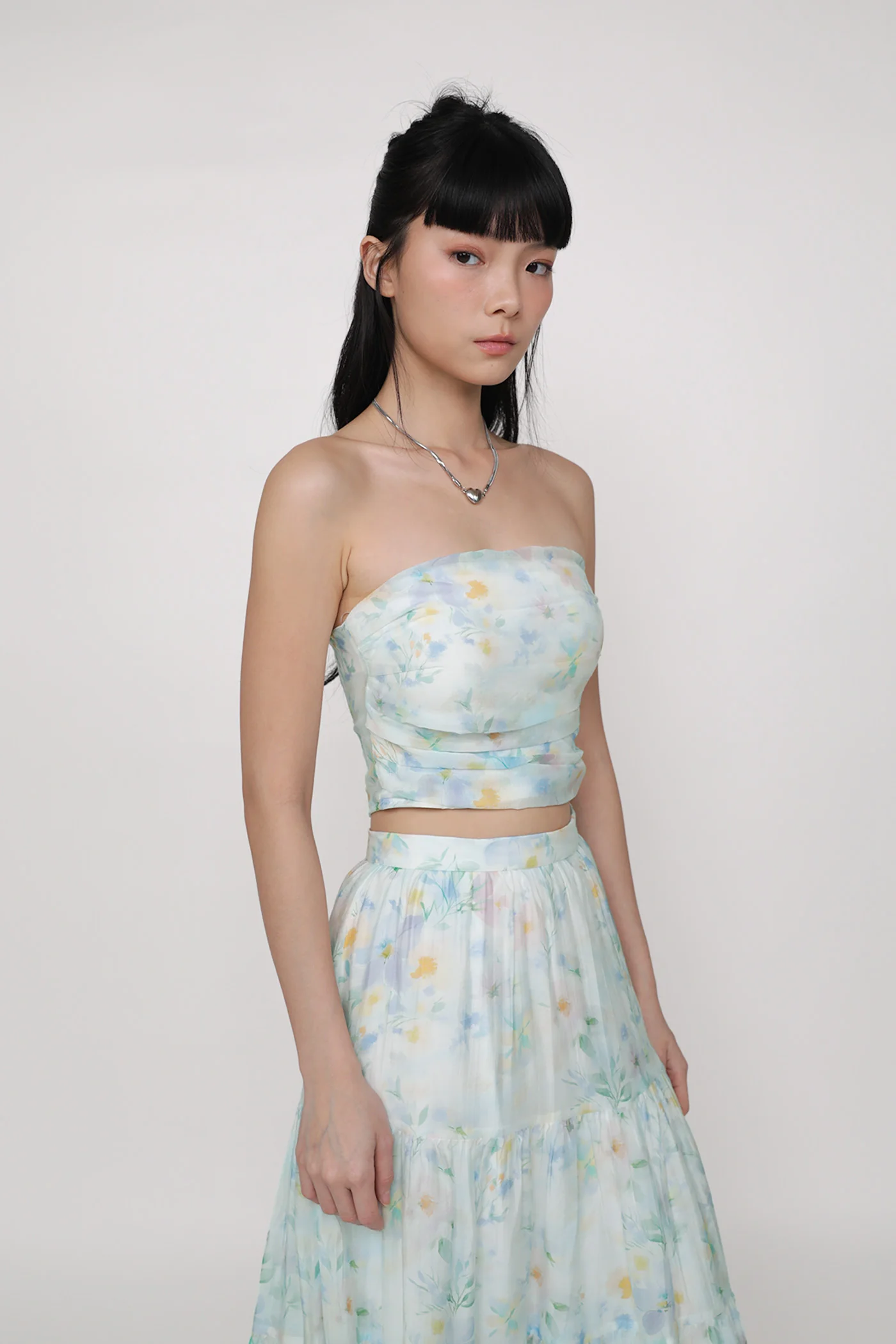 Darleen Ruched Tube Padded Top - Image 10