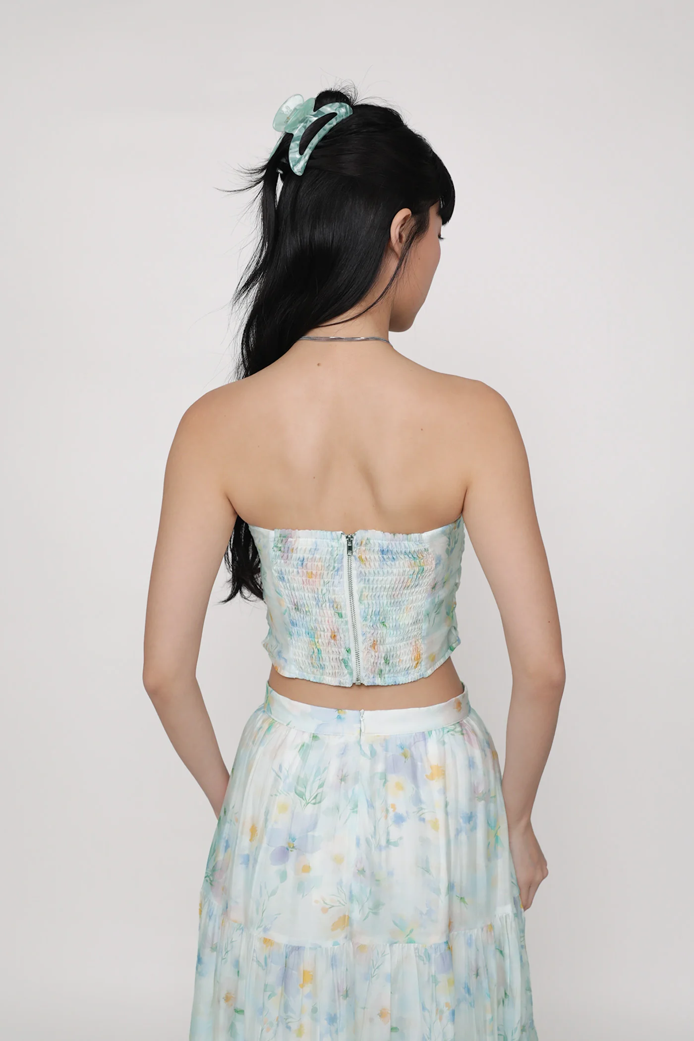 Darleen Ruched Tube Padded Top - Image 11