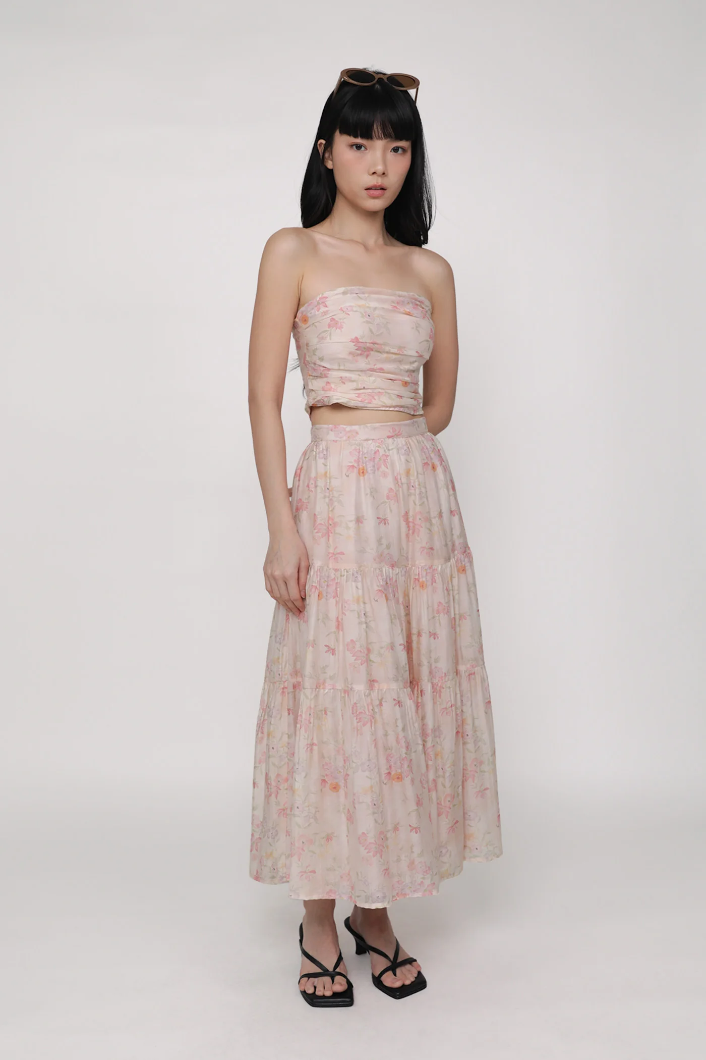 Darleen Ruched Tube Padded Top - Image 13