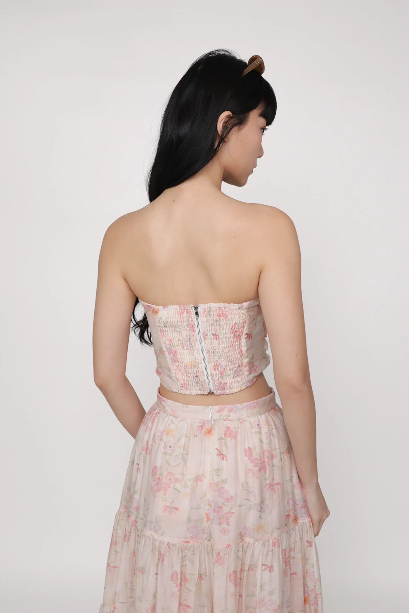 Darleen Ruched Tube Padded Top - Image 14