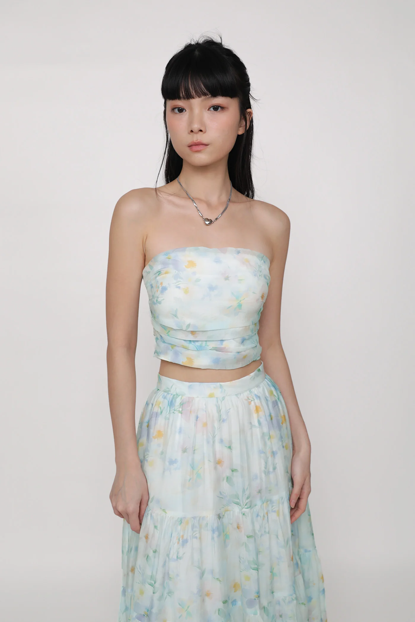 Darleen Ruched Tube Padded Top - Image 3