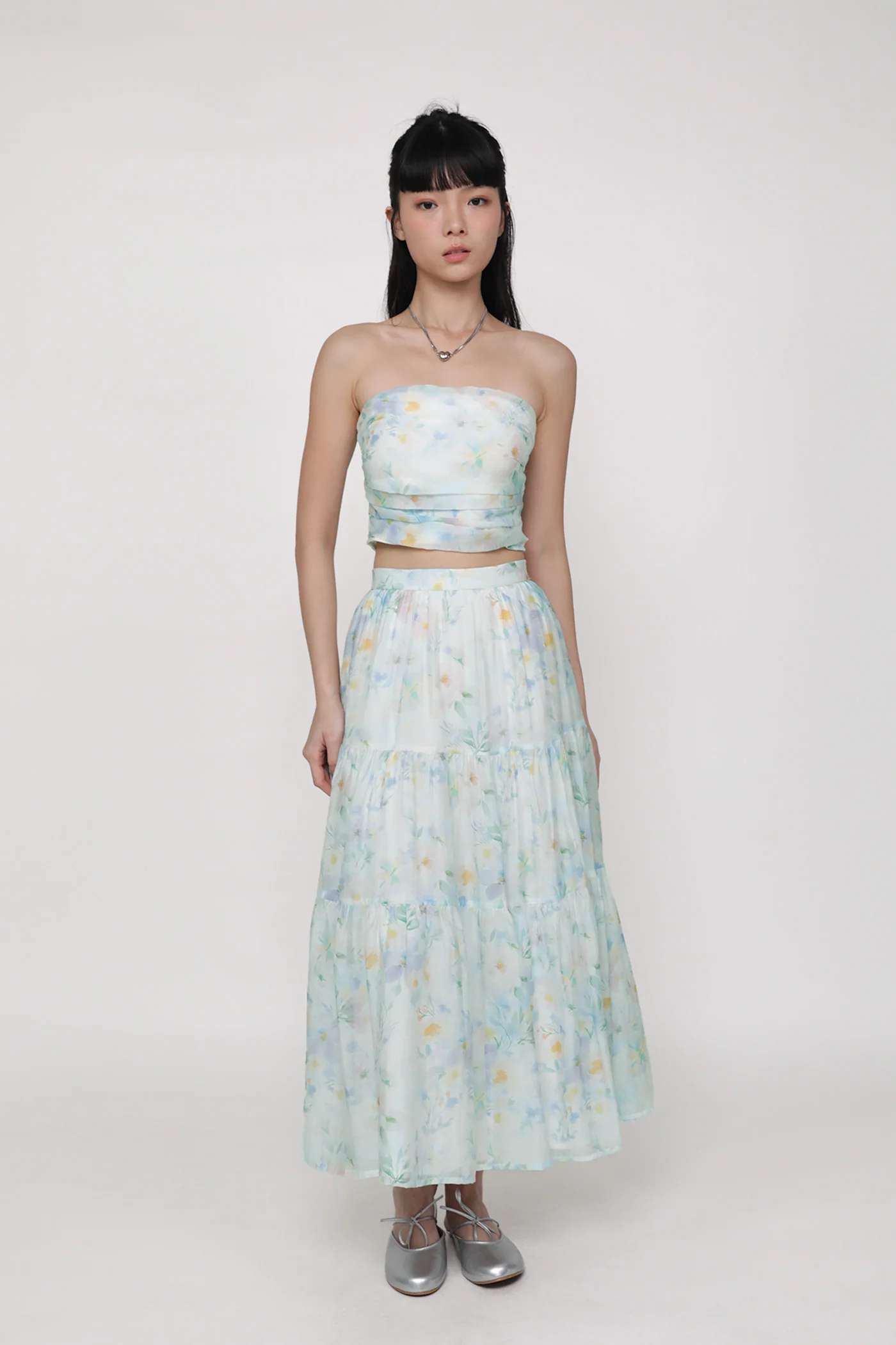 Darleen Ruched Tube Padded Top - Image 5