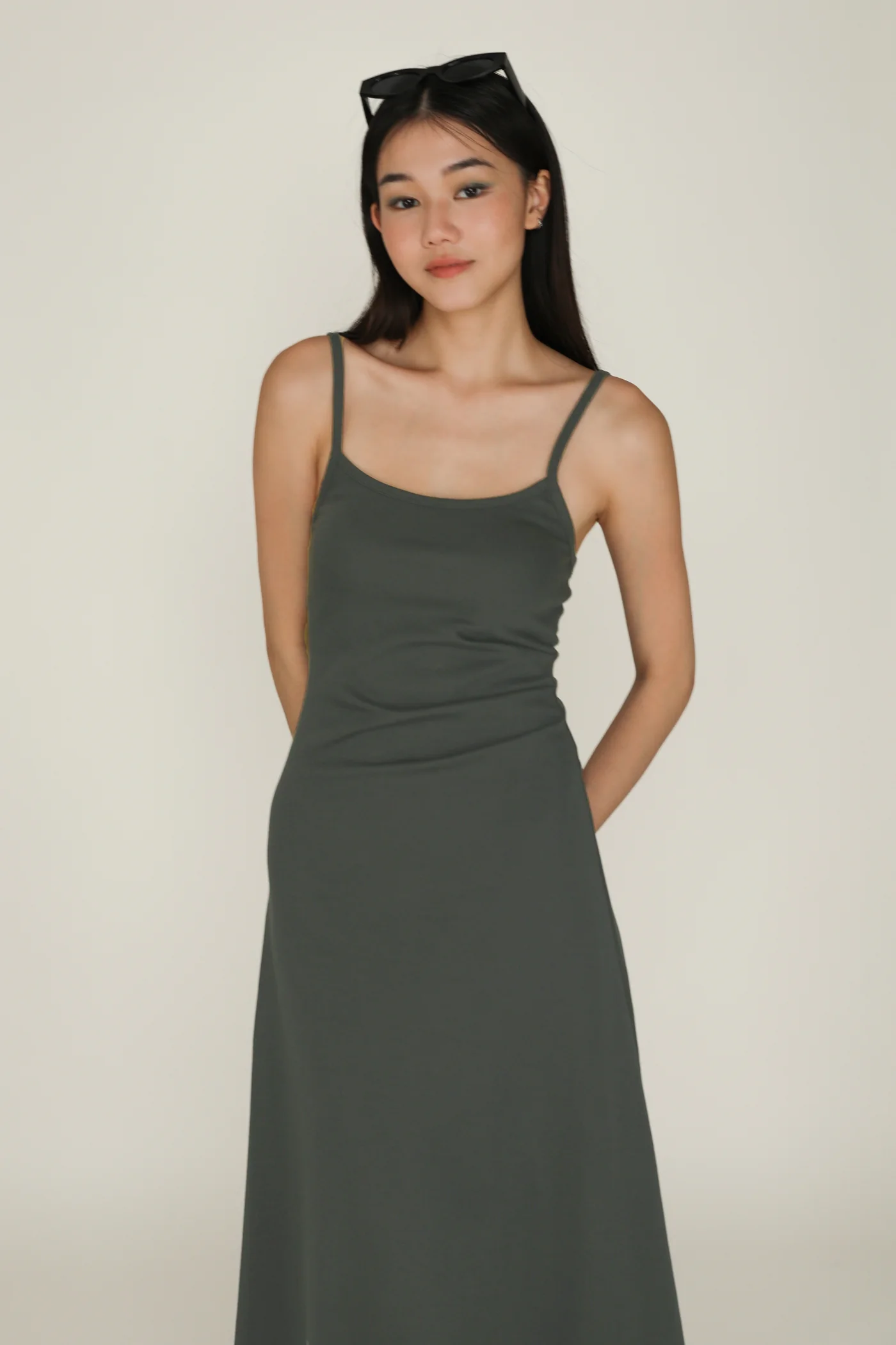 Davonne Ruched Side Flare Maxi Dress - Image 10