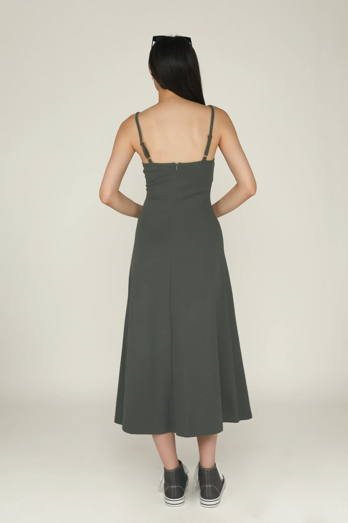 Davonne Ruched Side Flare Maxi Dress - Image 14
