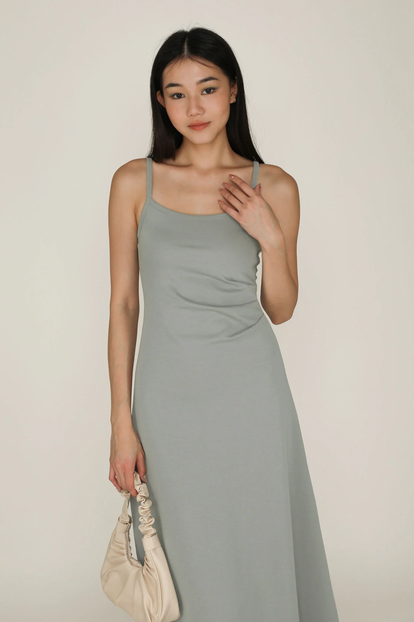 Davonne Ruched Side Flare Maxi Dress - Image 16