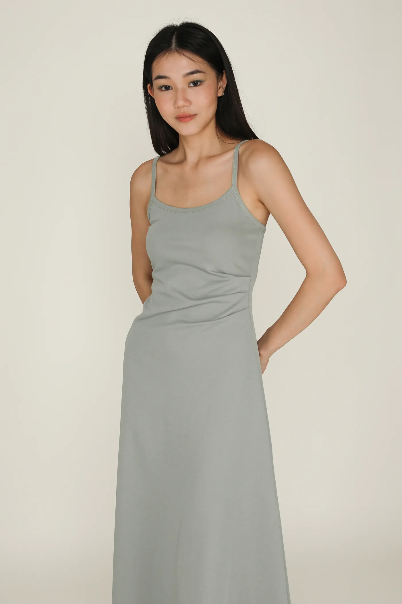 Davonne Ruched Side Flare Maxi Dress - Image 19