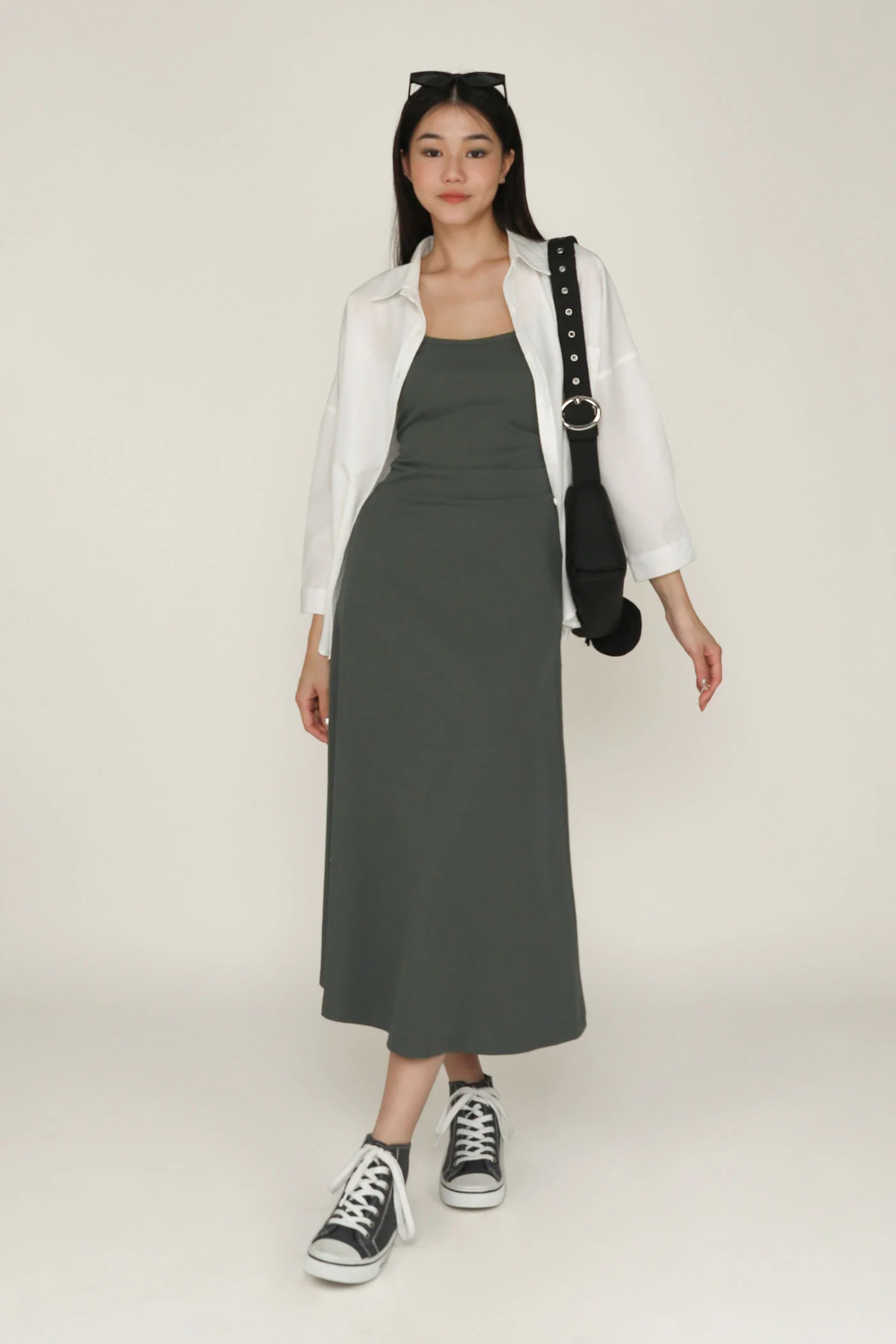 Davonne Ruched Side Flare Maxi Dress - Image 8